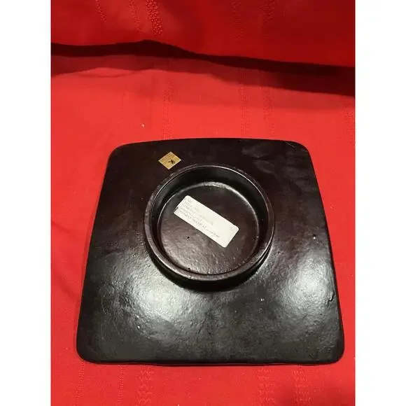 black cast iron square plate - Picture 2 of 2